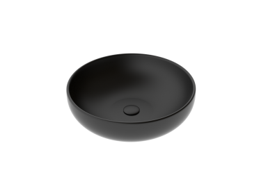 EASY раковина накладная круглая 45см чёрный матовый EALAVRO45003
