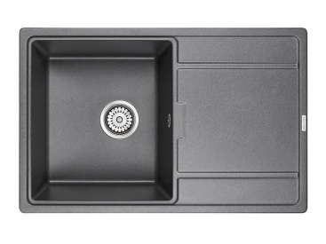 Мойка FLUGEN 50-780, IT-GRANIT, PM217850-DG, графит, 780х500 мм, Paulmark