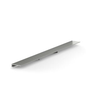 Микроплинтус micro 19 ARM 19х5,5х2450 мм серебро анодированный