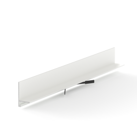 Микроплинтус Micro-L угловой RAL9016 Белый матовый(25,8х16,2х5х2700мм)