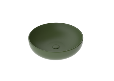 EASY раковина накладная круглая 45см оливковый матовый EALAVRO45026