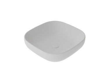 EASY раковина накладная квадратная 45см белый матовый EALAVQU45001